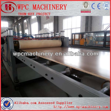 wpc foam machine/ wood plastic composite foam board machine/ wood plastic composite foam making machine